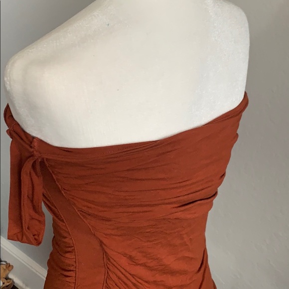 ArdenB Burnt orange Tube Top - Picture 5 of 6